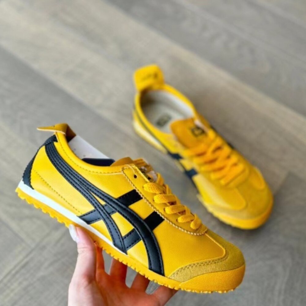 Onitsuka Tiger Men's Casual Shoes Sneakers Yellow - Picture 2 of 7